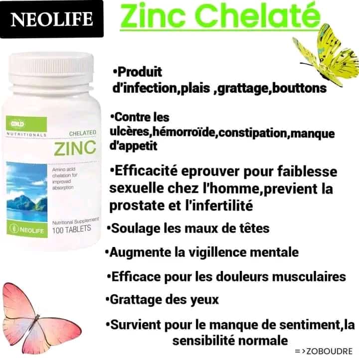 Zinc chélaté